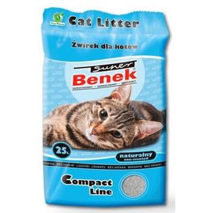 Benek Super Compact Naturalny żwirek dla kota 25 l