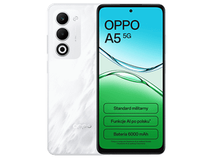 Smartfon OPPO A5 5G 4 GB/ 128 GB Biały
