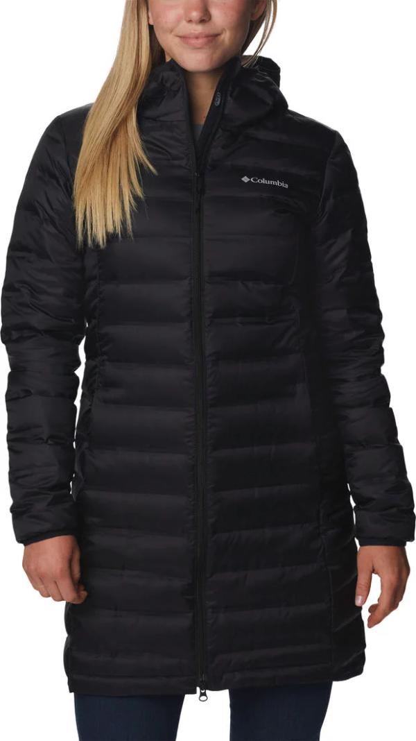 COLUMBIA kurtka puchowa damska długa Lake 22 II czarny (M)