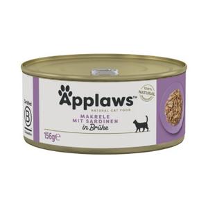 Applaws karma mokra dla dorosłych kotów w bulionie Makrela z sardynkami 96x156 g