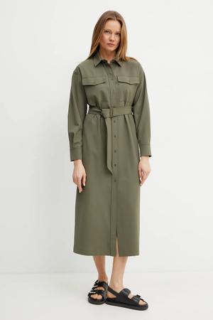 Weekend Max Mara sukienka z domieszką wełny