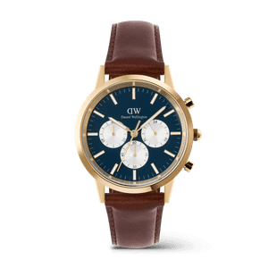 Daniel Wellington DW Watch Iconic Chronograph St Mawes Arctic Panda Gold 42mm
