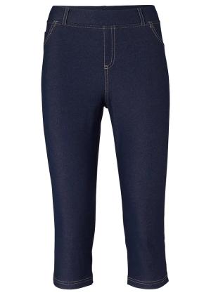 Legginsy rybaczki w optyce dżinsowych