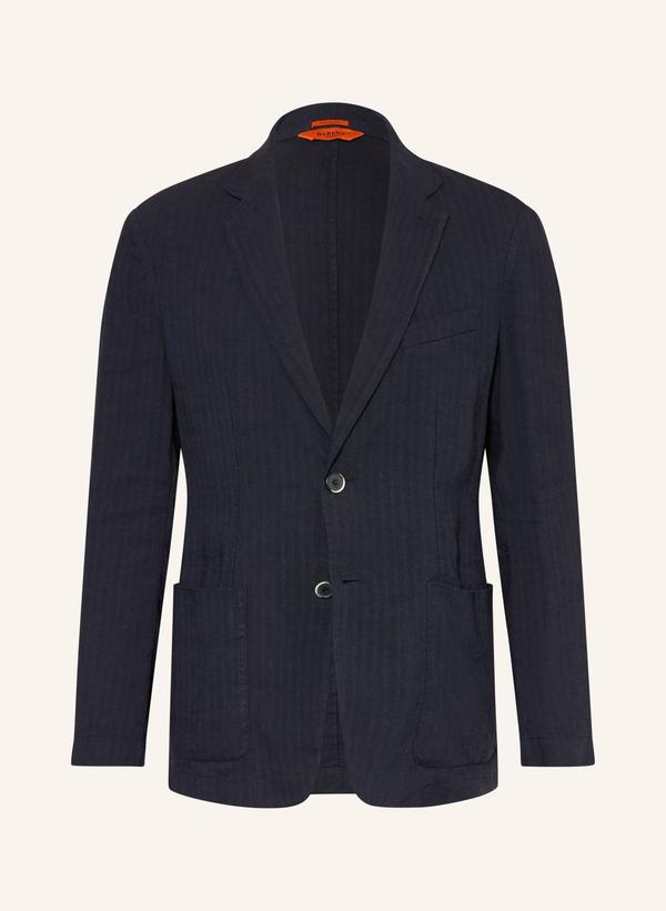 Barena Venezia Marynarka Giacca Borgo Slim Fit Z Lnem blau