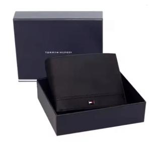 Portfel Tommy Hilfiger Czarny ESS Mini CC Nowy z Pudełkiem