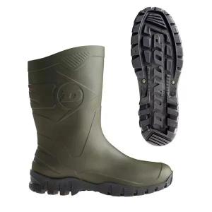 Kalosze Buty Dunlop Dee Oryginalne Męskie Zielone Krótkie Gumowce Niskie 45