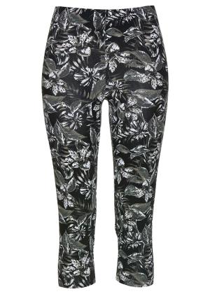 Legginsy capri z mieszanki bawełny