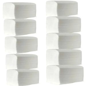 RĘCZNIKI ZZ składane białe 2W celuloza 23x23 200 składek x 10 szt