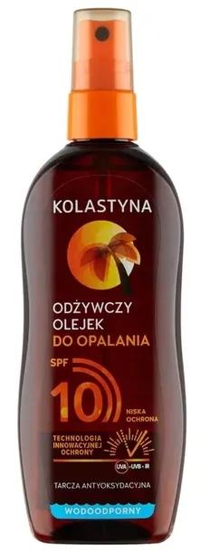 KOLASTYNA ODŻYWCZY OLEJEK DO OPALANIA Z OLEJEM ARGANOWYM SPF10 OCHRONA UV