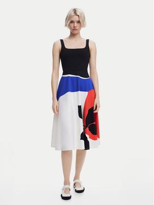Desigual Sukienka codzienna Ondas 25SWVK41 Kolorowy Regular Fit