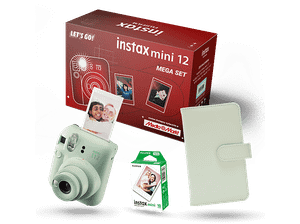 Aparat FUJIFILM Instax mini 12 Mega Set ( Album + wkłady) Zielony
