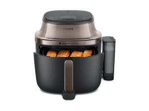 Frytkownica beztłuszczowa Air fryer PHILIPS OVI ULTRA Series 5000 NA547/07 z funkcją pary Złoty