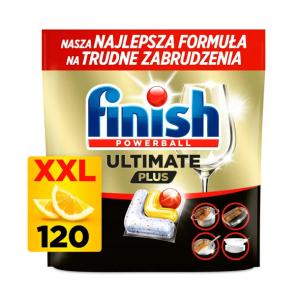 Kapsułki do zmywarki FINISH Ultimate Plus Lemon 120szt