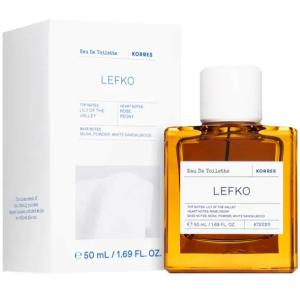 Korres EDT Lefko Woda Toaletowa Unisex Drzewo Sandałowe Piżmo Piwonia 50ml