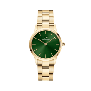 Daniel Wellington DW Watch Iconic Link Emerald Gold 28mm