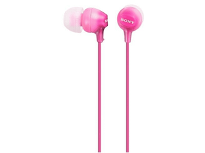 Słuchawki przewodowe dokanałowe SONY MDR-EX15LP Różowy