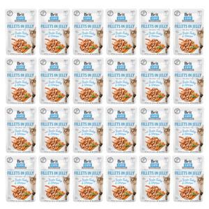 Brit Care Cat Pouch Fillets in Jelly with Tender Turkey & Shrimps 24 x 85 g