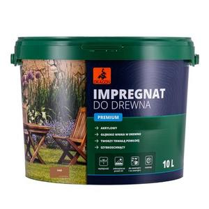 Impregnat akrylowy do drewna PREMIUM 10 l dąb Dragon