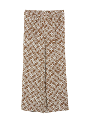 Spodnie culottes z wiskozy
