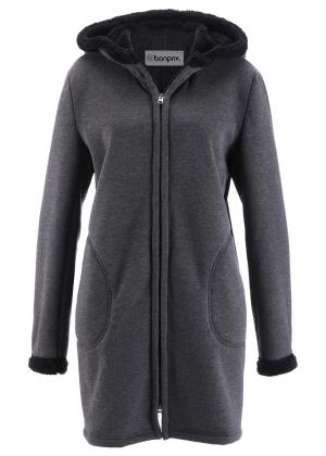Bluza rozpinana z kapturem z podszewką barankiem