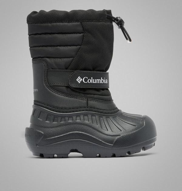 Columbia buty chłopięce Śniegowce POWDERBUG SNOWLITE czarny (25)