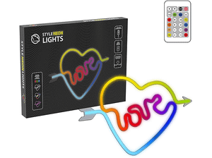Neon LED MANTA Style Lights Love Heart SNL59RGB