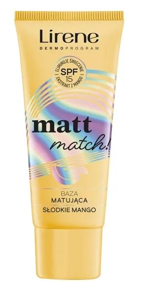 Matująca Baza Pod Makijaż Słodkie Mango SPF15 Lirene Matt Match