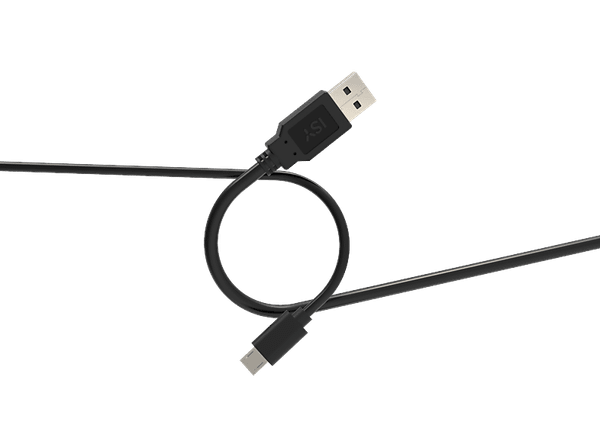 Kabel USB-A - micro USB ISY IUC-1015 0.75m Czarny