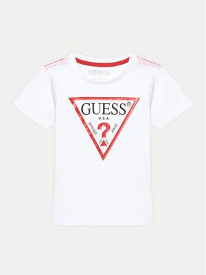 Guess T-Shirt N73I55 K8HM0 Biały Regular Fit