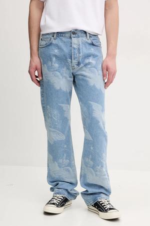 Fiorucci jeansy Angel Print Straight Fit Jeans