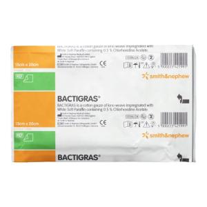 BACTIGRAS 15 cm x 20 cm opatrunek z chlorhexydyną 1 sztuka