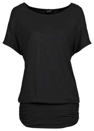 T-shirt z miękkiej mieszanki wiskozy