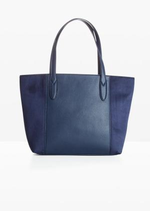 Duża torba typu shopper z różnych materiałów