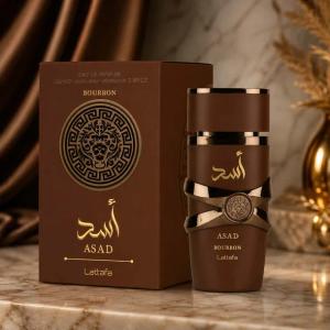 Lattafa Asad Bourbon EDP 100 ml Perfumy Męskie Trwały Orientalny Zapach