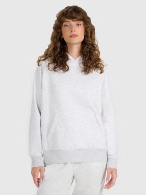 4F bluza damska z kapturem bawełniana 4FWMM00TSWSF1764 szary (L)