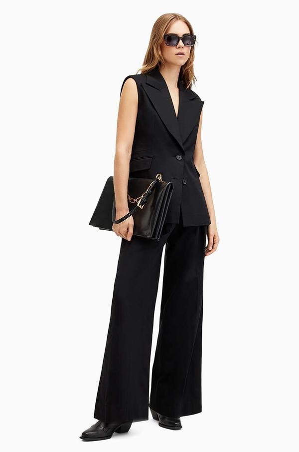 AllSaints spodnie bawełniane HALLY TROUSER