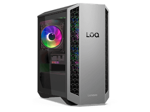 Komputer stacjonarny LENOVO LOQ Tower 26ADR10 / AMD Ryzen™ 7 8745HX 32GB 1TB GeForce RTX™ 5060 Ti Windows 11 Home Szaro-czarny
