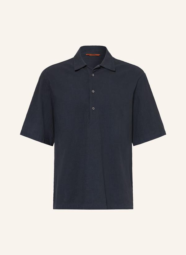 Barena Venezia Koszula Z Krótkim Rękawem Mola Regular Fit blau