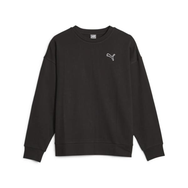 PUMA bluza damska bawełniana bez kaptura BETTER ESSENTIALS czarna (M)