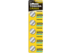 Baterie TOSHIBA CR2025 5 szt.