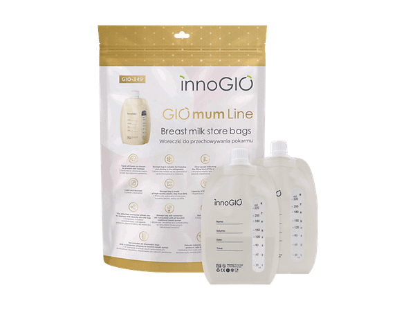 Woreczki do przechowywania pokarmu INNOGIO GIOmum Line GIO-349 Biały