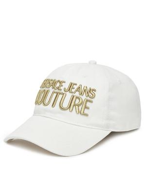 Versace Jeans Couture Czapka z daszkiem 78VAZK32 Biały