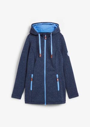 Bluza rozpinana z polaru, z kapturem