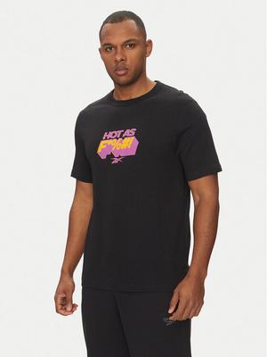 Reebok T-Shirt 100218834 Czarny Regular Fit