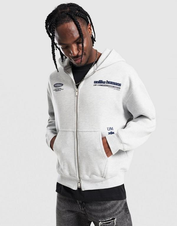 Unlike Humans Bluza Rozpinana Z Kapturem Highgrade
