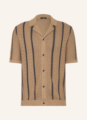 Reiss Koszulka Z Dzianiny Ellingham Slim Fit braun