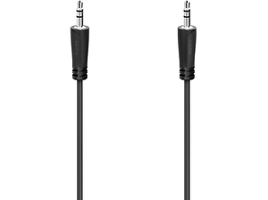 Kabel HAMA Jack 3.5 mm - 3,5 (wtyk wtyk) 0,5 m Czarny