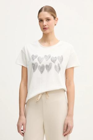 OUI t-shirt bawełniany