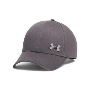 UNDER ARMOUR czapka z daszkiem męska M ESSENTIAL LOW METAL ADJ szara (one size)