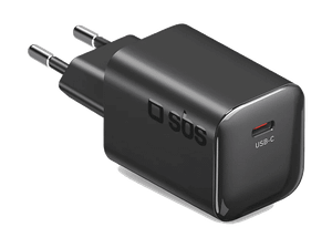 Ładowarka sieciowa SBS GaN USB-C PD 3.0 PPS 65W Czarny